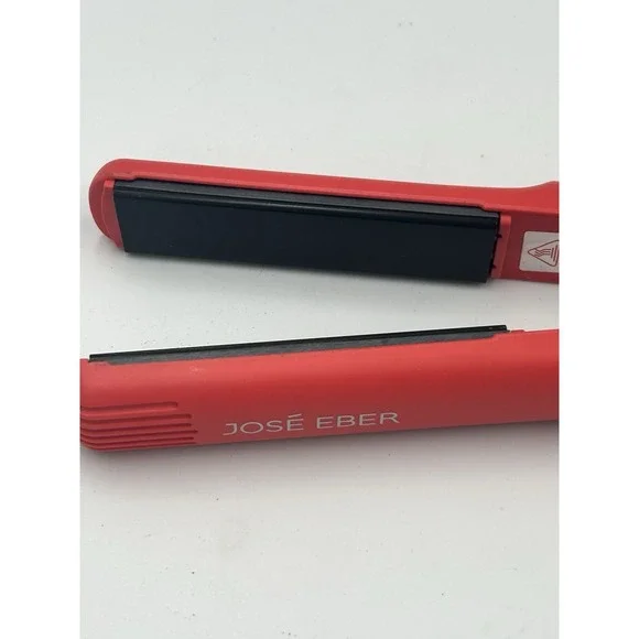 Jose Eber Pro Series Ceramic Red Flat Iron Straightener 1 inch plate Tested - Picture 3 of 8
